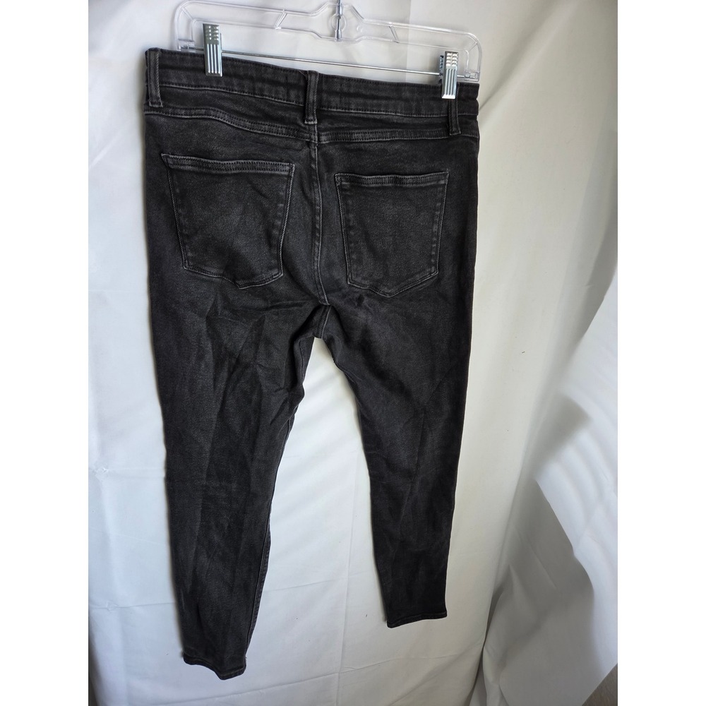 Zara Mens Skinny Fit Jeans Faded Black Denim - Picture 2 of 7
